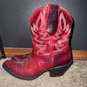 Idyllwind Vibrant Red Leather Boots